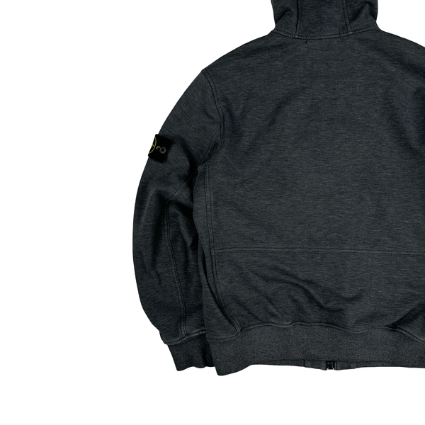 Stone Island 2014 Dark Grey Hooded Soft Shell - Large