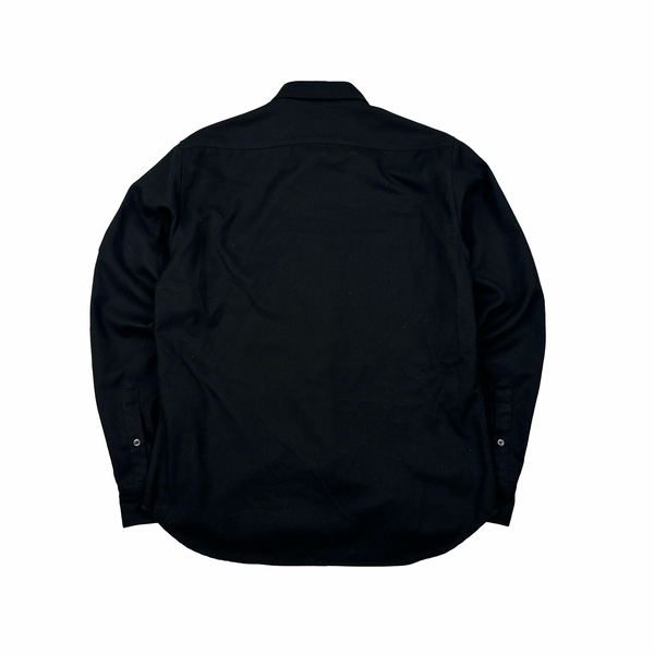 CP Company Black Cotton Lens View Overshirt - Medium