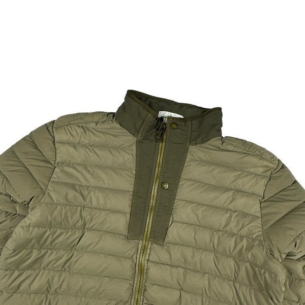 Stone Island 2019 Green Down Filled Loom Woven Puffer Jacket - XL