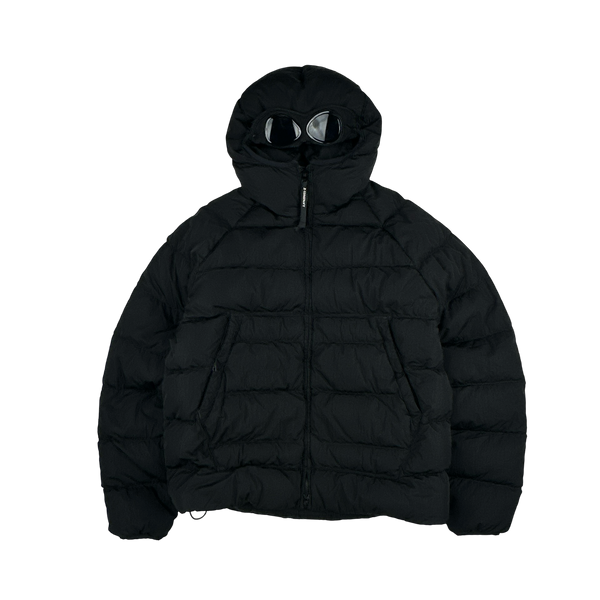 CP Company Black ECO CHROME-R Down Filled Puffer Jacket - Medium