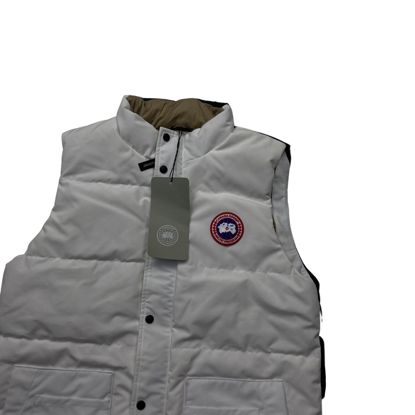 Canada Goose White Down Filled Gilet Large Mat s Island