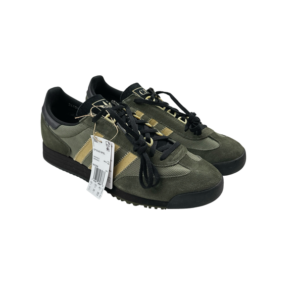 CP Company x Adidas Green/Black Samba Trainers - UK 10.5