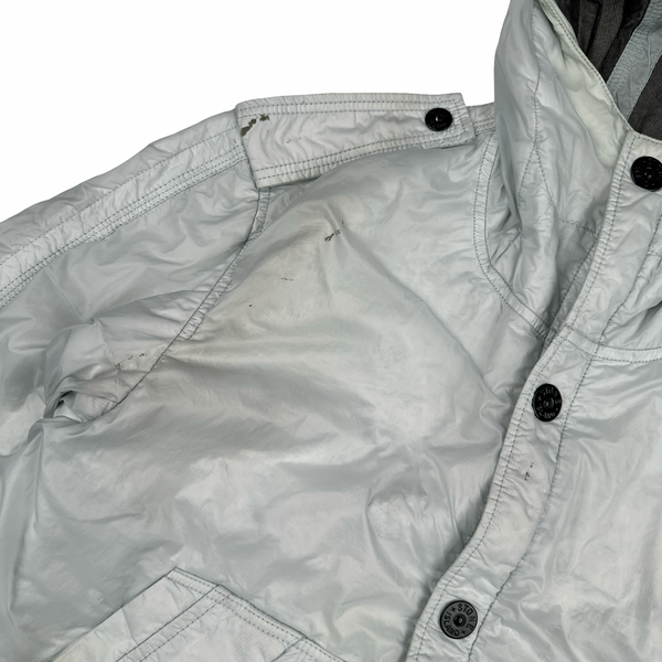Stone Island 2011 White Tyveck Mesh Lined Jacket - Medium
