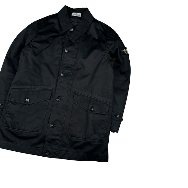 Stone Island 2013 Black Dutch Rope Liner Jacket - Large