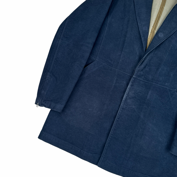 Stone Island Shadow Project Navy Cotton Moleskin R Jacket - Medium