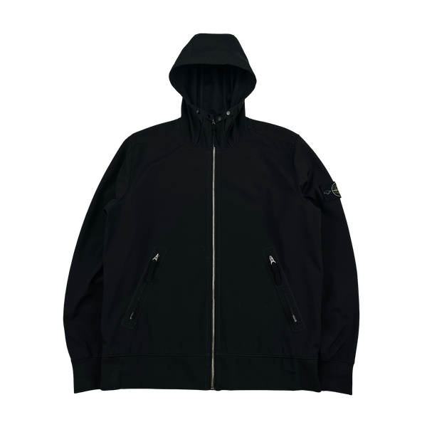 Stone Island 2018 Black Light Soft Shell R Jacket - XL