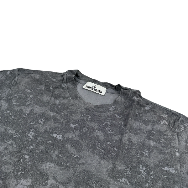 Stone Island 2016 Grey Camo Cotton T Shirt - XL