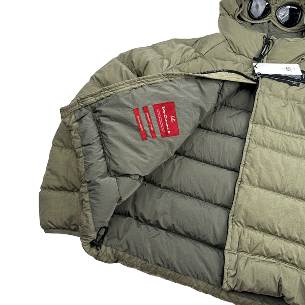 CP Company Olive Grey ECO CHROME-R Down Filled Puffer Jacket - XL