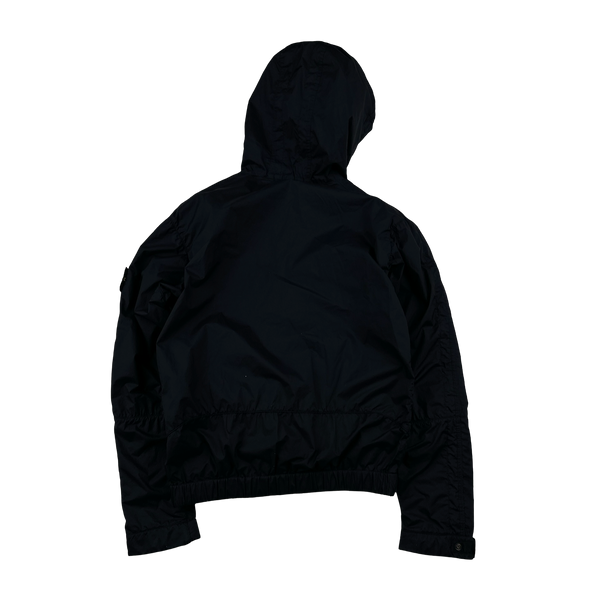 Stone Island 2011 Navy Membrana TC Hooded Rain Jacket - Small