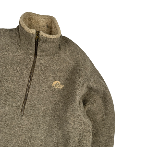 Lowe Alpine Alutian Brown Heavyweight Fleece Jumper - Small