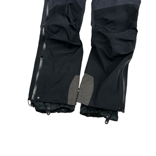 Arcteryx Black Goretex Full Leg Zip Ski Overalls - Medium