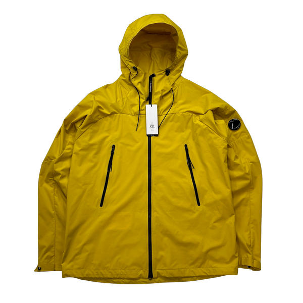 CP Company Yellow Hooded Pro Tek Jacket - 3XL