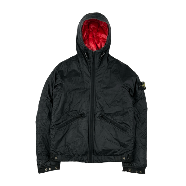 Stone Island 2009 Black Down Filled Puffer Jacket - Small