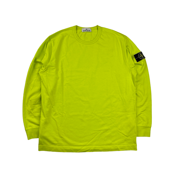 Stone Island 2021 Neon Crewneck Cotton Sweatshirt - XL