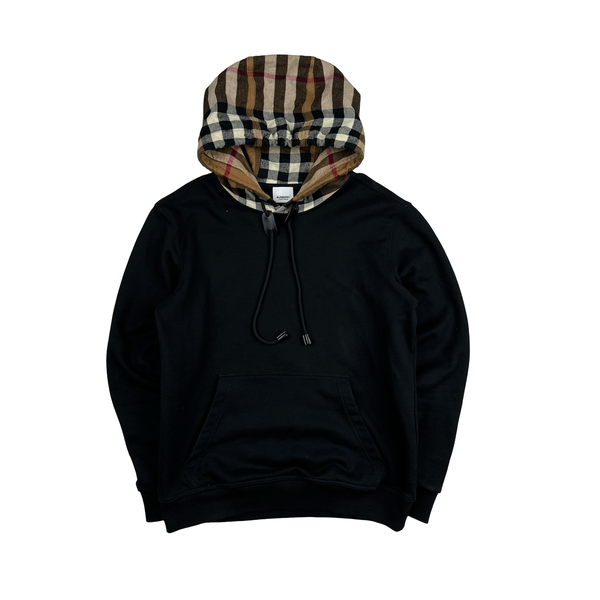 Burberry Nova Check Hood Pull Over Hoodie - Medium