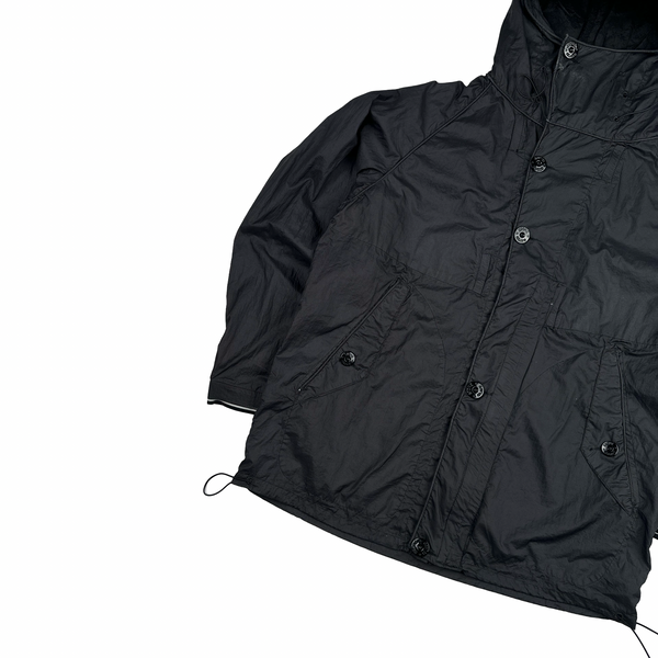 Stone Island Vintage AW2000 Mesh Badge Hooded Jacket - Large