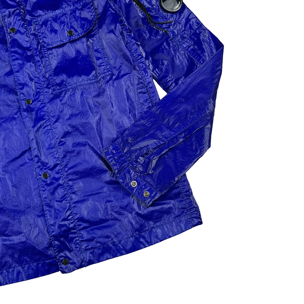 CP Company Blue Lens View Zipped Cristal Overshirt - Medium