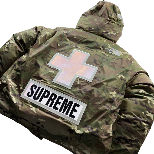 North Face X Supreme 2022 Rescue Mountain Camo Down Filled Puffer Jacket - Medium