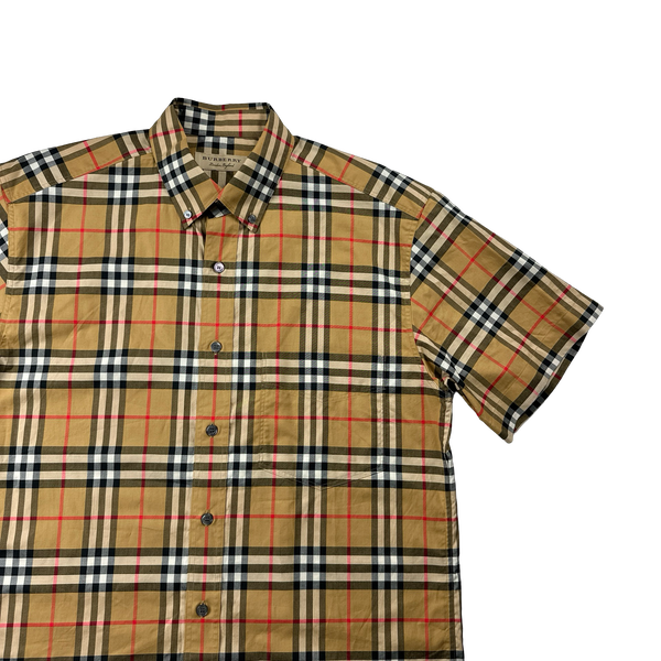 Burberry Nova Check Button Up Shirt - Medium