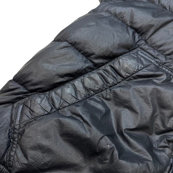 Stone Island Navy Garment Dyed Puffer Jacket - Small
