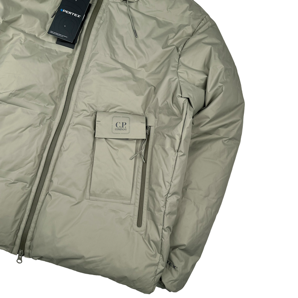 CP Company Metropolis Cream Baffled Primaloft Down Filled Jacket - XL
