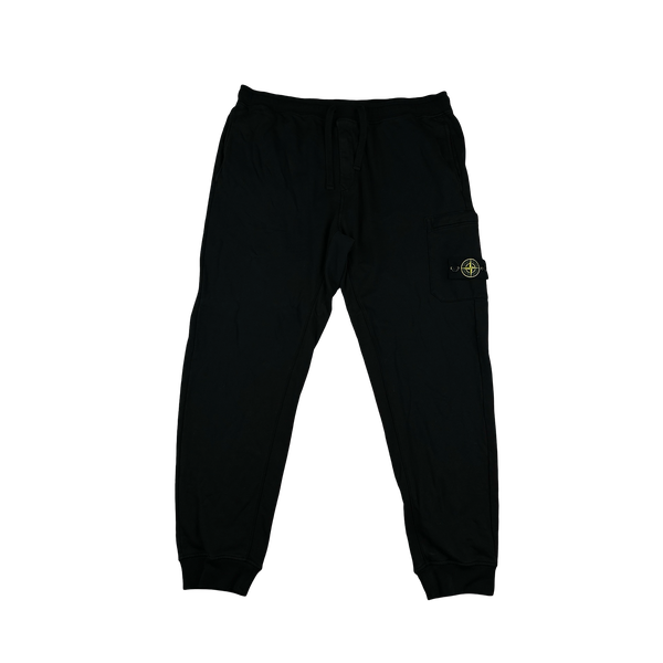 Stone Island 2024 Black Cotton Joggers - 3XL