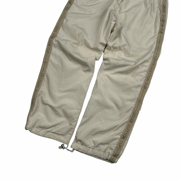 Louis Vuitton Cup Vintage Nylon Spellout Trousers - Small