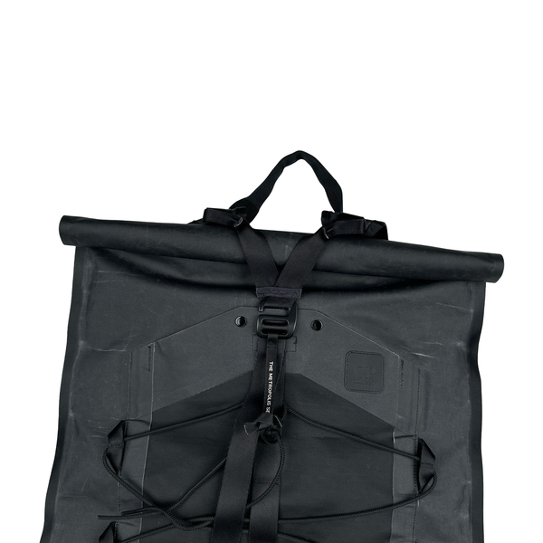 CP Company Black Nylon Resin Metropolis Dry Bag