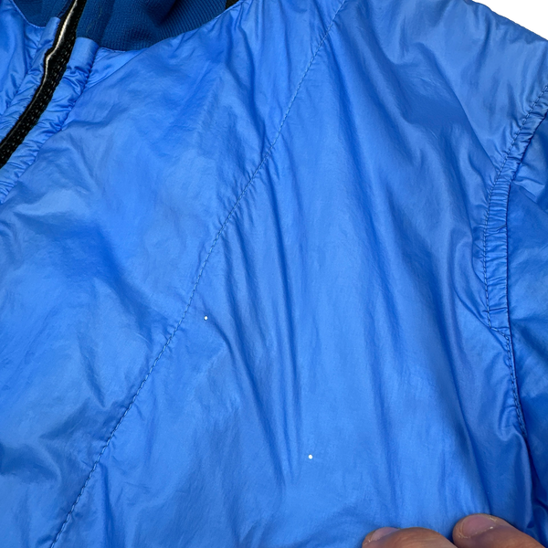 Stone Island 2011 Blue Tyveck Micro Rip Stop Bomber Jacket - Large
