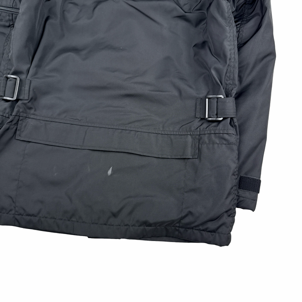 CP Company 2010 Metropolis Black Multi Pocket Face Mask Lined Jacket - Small