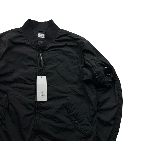 CP Company Black Nycra-R Bomber Jacket - XL