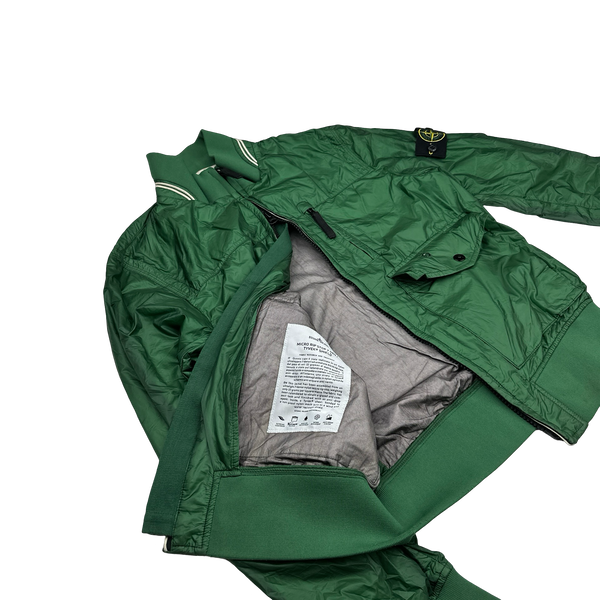 Stone Island 2012 Green Tyveck Micro Rip Stop Tyveck Bomber Jacket - Medium