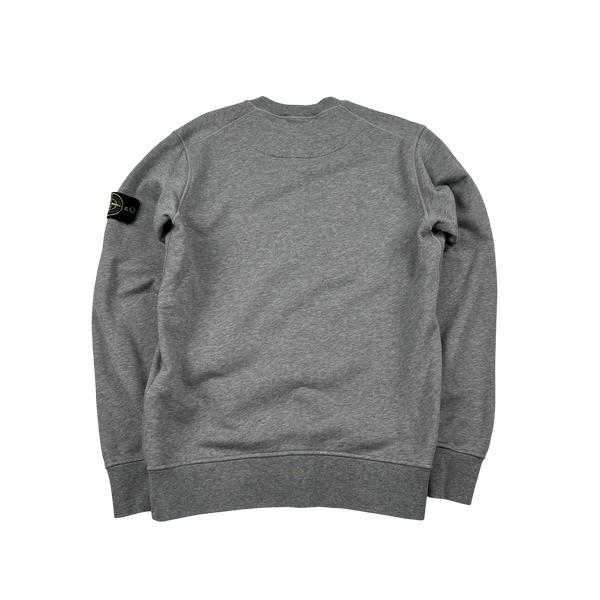 Stone Island 2023 Grey Crewneck Sweatshirt - Medium