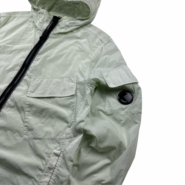 CP Company Light Green Chrome Lens Viewer Jacket - Large