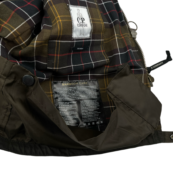 CP Company x Barbour Multi Pocket 500 Mille Waxed Jacket - Large