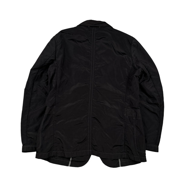 CP Company Charcoal Grey Nylon Blazer - Large
