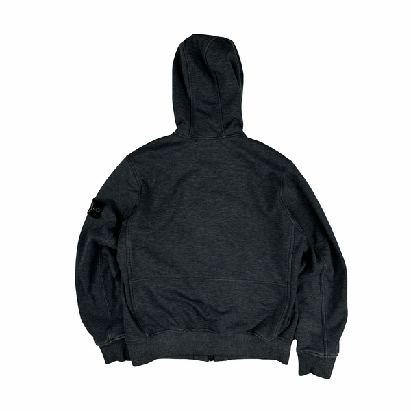 Stone Island 2014 Dark Grey Hooded Soft Shell - Large