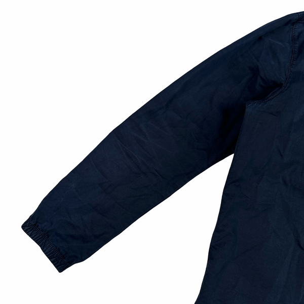 Stone Island 2020 Navy Cotton Zipped Overshirt - Small