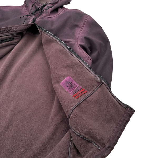 CP Company Purple Re Colour Goggle Soft Shell Jacket - 3XL