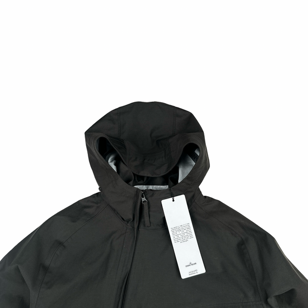 Stone Island 2021 Dark Grey Jacquard Marina 3L Jacket - Medium