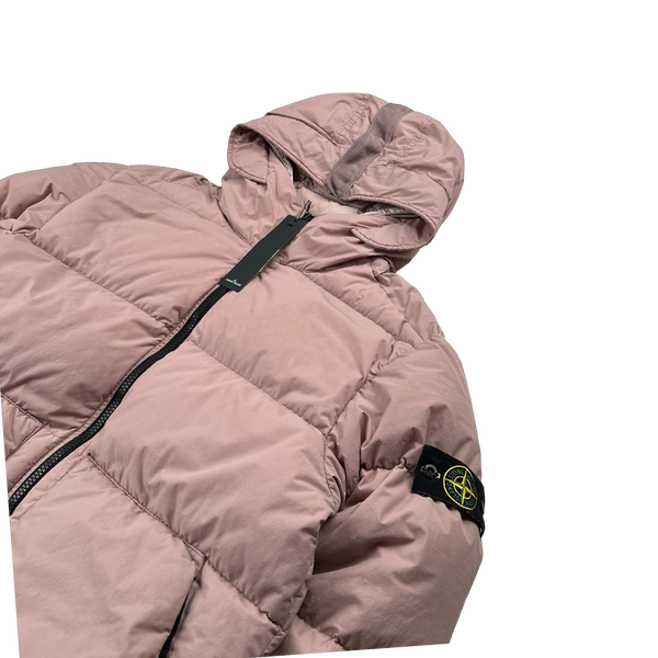 Stone Island 2022 Pink Naslan Light Watro Down TC Puffer - XL