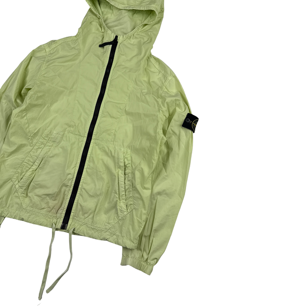 Stone Island 2017 Yellow Tela Paracadute Hooded Jacket - Small