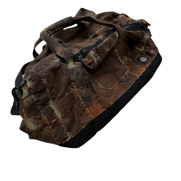 Stone Island 2019 Paintball Camo Cotton Cordura Patch Duffle Bag