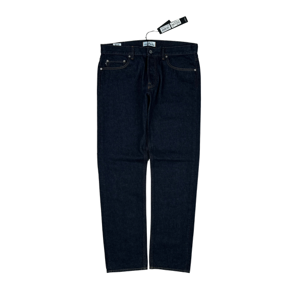 Stone Island 2018 Regular Fit Dark Denim Jeans - 34"