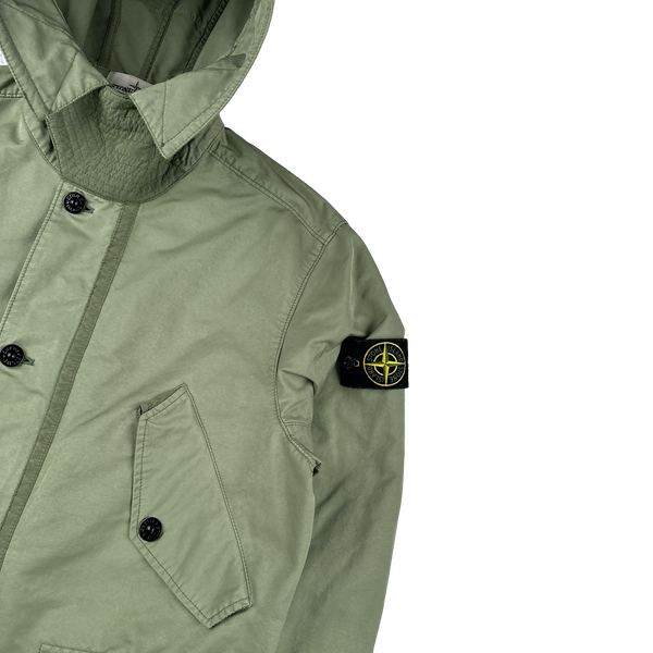 Stone Island 2019 Sage Green David TC Parka Jacket - Medium