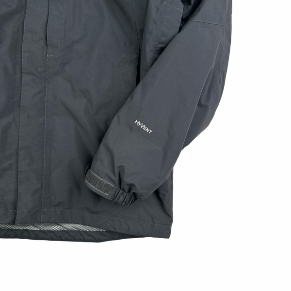 North Face 3 In 1 Grey Hyvent Jacket - Small
