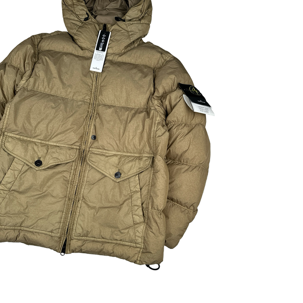 Stone Island 2024 Crinkle R-NY Down Puffer Jacket - Medium