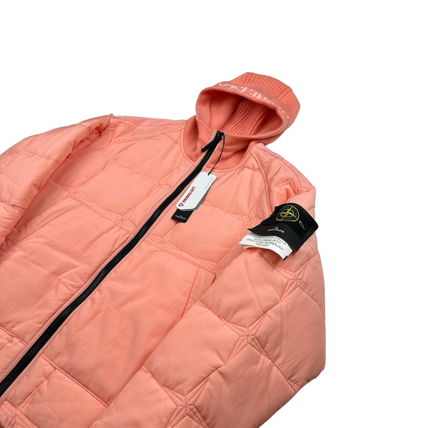 Stone Island Pink 2022 Capo Campionario Primaloft Puffer - Large
