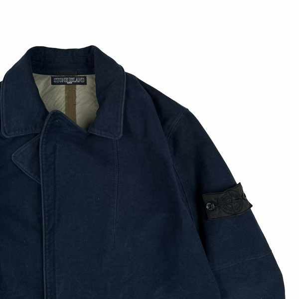 Stone Island 2012 Navy MoleSkin R Shadow Project Jacket - Large