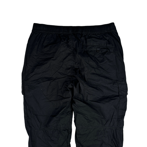 Stone Island 2023 Black RE T Cargo Trousers - 34"